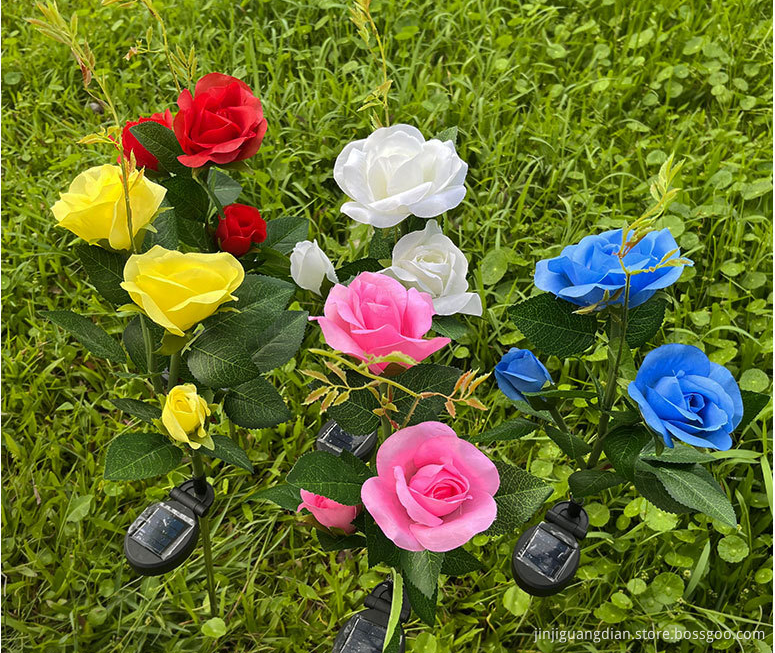 Solar Artificial Flower Lights