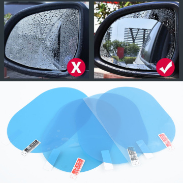 4 Pcs Car Rainproof Film Car Rearview Mirror protective Rain proof Anti fog Waterproof Film Membrane Car Sticker Accessories