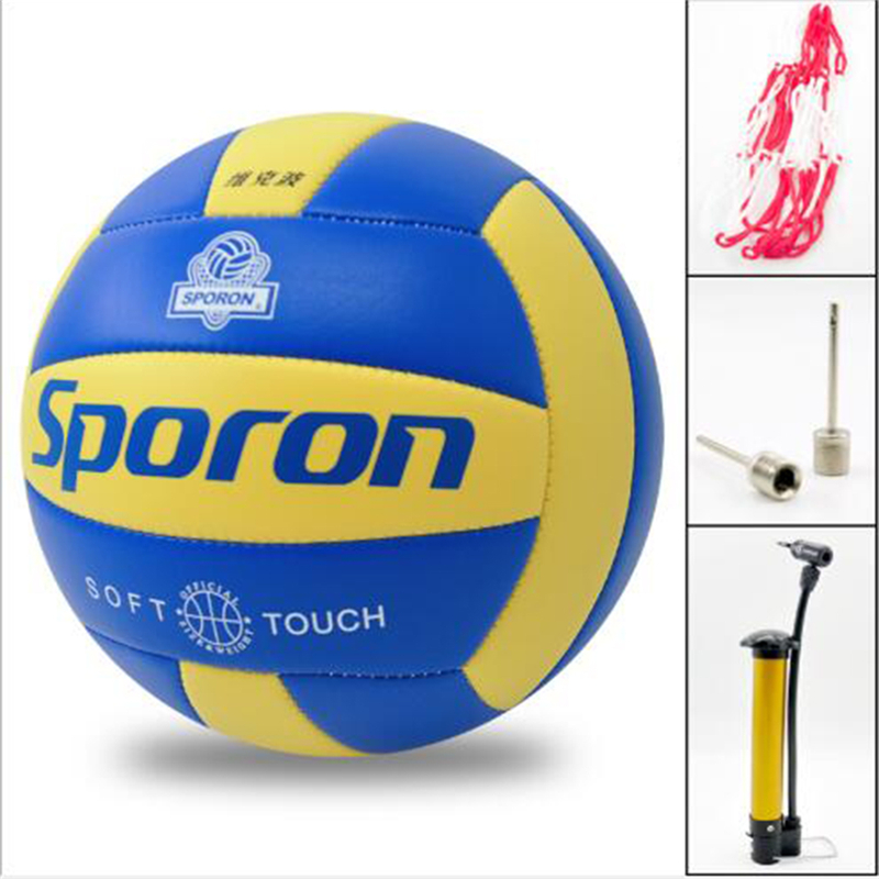 One Piece PVC Soft Volleyball Professional Training Competition Ball International Standard Beach Handball Indoor Outdoor