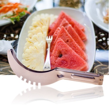 Watermelon Melon Slicer Stainless Steel Fruit Cutters Cantaloupe Fast Corer Scoop Smart Kitchen Tools W7480