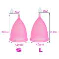 150pcs/lot reusable cup copo menstrual silicone copa menstrual coupe menstruelle medical silicone menstrual cup soft aneer