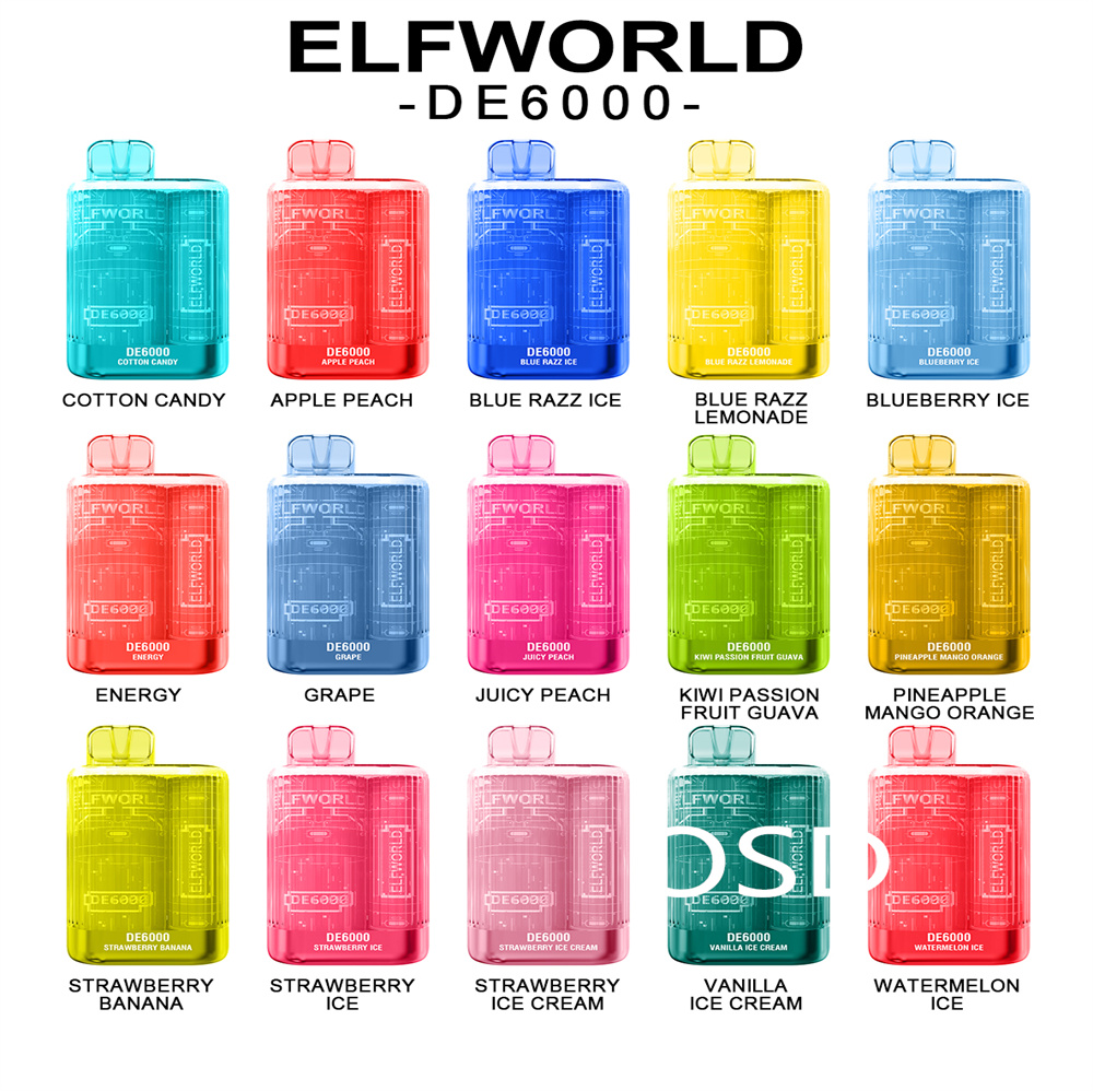 Elf World DE6000 Puffs Vape