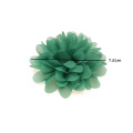 16PCS Chiffon Flowers High Quality Rosette Flowers DIY Flower Bouquet Newborn Hair Accessories No Hair Clips