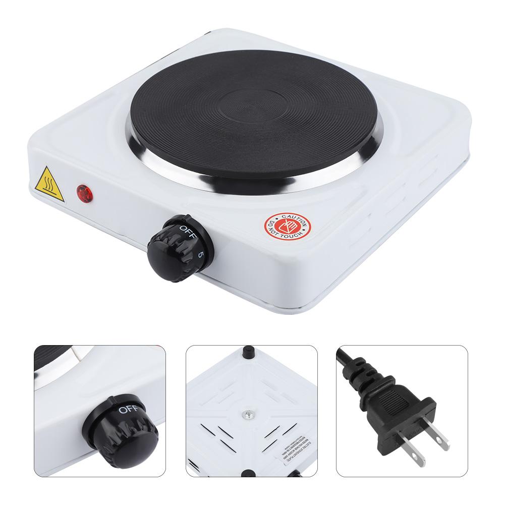 1000W Mini Electric Stove Oven Cooker Hot Plate Multifunctional Cooking Plate Heating Plate Heating Coffee Tea Milk Office Home