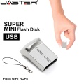 Mini Metal USB 2.0 Flash Drive 4GB 8GB 16GB 32GB 64GB Custom LOGO Pen Drives Gifts Memory Stick 100% Real Capacity U Disk