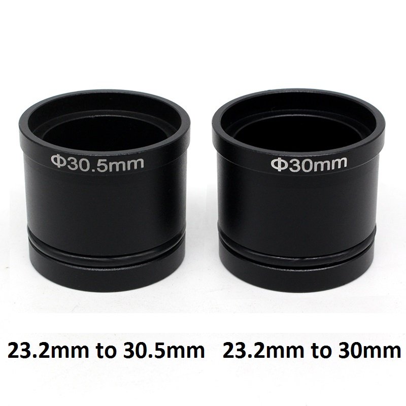 Eyepiece Adapter Ring 23.2mm to 30mm 30.5mm 1.25 Inch USB Camera to Stereo Microscope Astronomical Telescope Accessories