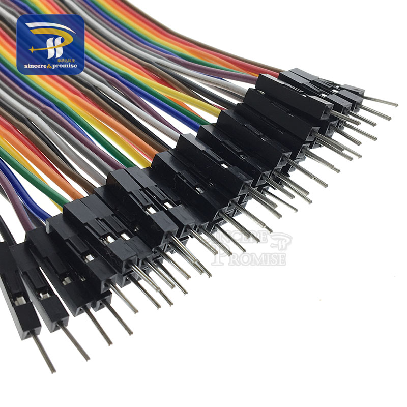 Dupont Line 120pcs 10CM 40Pin Male to Male + Male to Female and Female to Female Jumper Wire Dupont Cable for Arduino DIY KIT