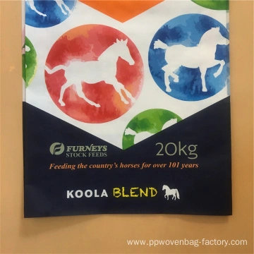 Pp Woven Horse Food Bag With Eazy Open China Manufacturer