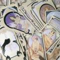 80pcs Ethereal Visions Illuminated Tarot Cards Deck Board Game English Table Games For Party Playing Card Entertainment Game