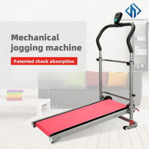 Shock-absorbing treadmill home fitness