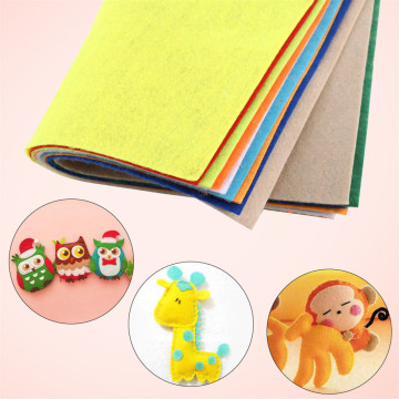 10 PCS Polyester Acrylic Nonwoven Fabric Needlework Needle Sewing Handmade Non-woven Felt Cloth DIY Fabric