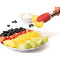 BBQ Grill Kitchen Utensils Non-slip Silicone Salad Tong