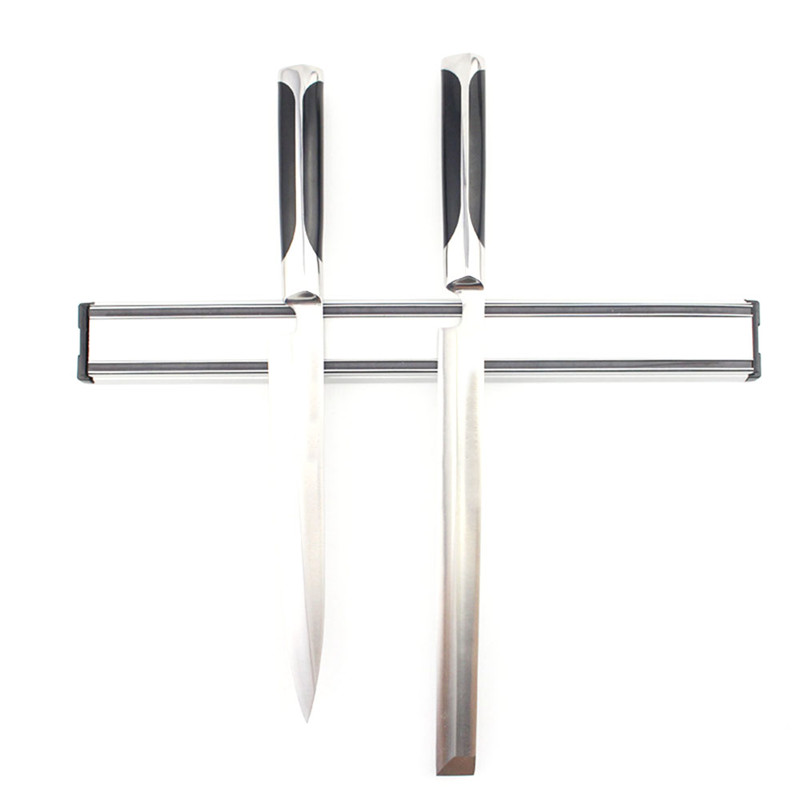 Magnetic Knife Holder 14 Inch Wall Mount Aluminum Block Storage Holder Chef Rack Strip Utensil Permanent Magnets Kitchen Tools