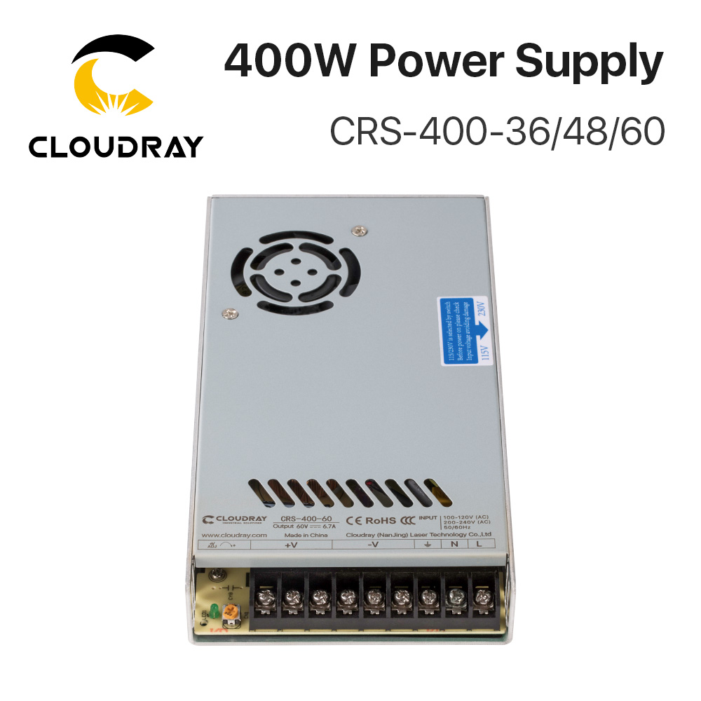 Cloudray 40W CRS-400-36/48/60 Switching Power Supply 11A 8.3A 6.A Output for Industrial Machine CO2 Laser Engraving Machine