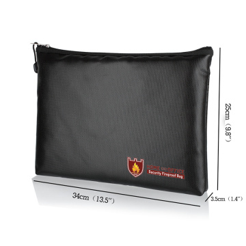 2020 Brand New Document Bag Fire Resistant Protection Bag Fireproof Money Files Safety