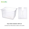 Sous Vide Container with Lid 11 Liter Water Tank Bath for Circulator Sous Vide Culinary Immersion Slow Cooker Biolomix