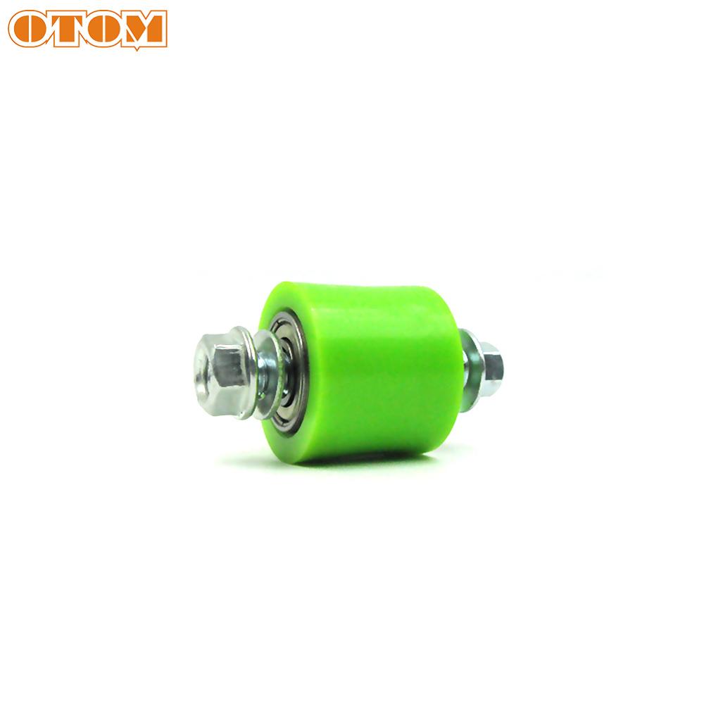 OTOM Motorcycle Wheel Tensioner Guide Drive Chain Roller Pulley For KTM HONDA CRF KAWASAKI SUZUKI YAMAHA M8 M10 Guide Sprocket