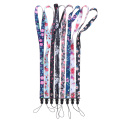 Flower Lanyard Neck Strap for keys ID Card Mobile Phone Straps for Huawei iphone USB Badge Holder DIY Hang Rope Lanyard