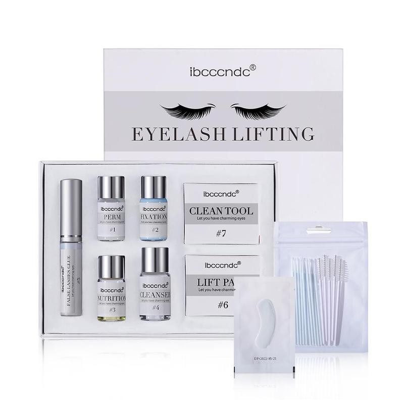 Ibcccndc Lash Lift Perming Eyelash Extension kitEyelash Curling Perm Lotion Eyelash Silicone Pads Long Lasting Eyelash Perm Tool