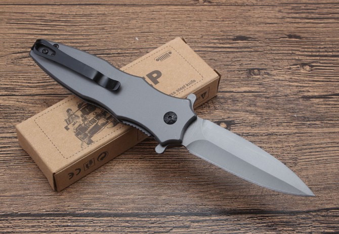 Wood Folding Knife