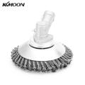 KKMOON 6in/8in Steel Wire Grass Trimmer Heads Tray Brush Cutter Rotary Wheel Heads Safe Strimmer For Lawn Mover Part Tool