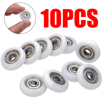 10pcs 23mm Door Window Pulley Plastic Sliding Shower Door Window Roller Wheel Runner Pulley Replace Hardware