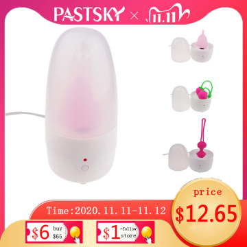 Menstrual Cup Steam Cleaner Box Feminine Hygiene Lady Safety Period Health Care Tools Medical Eletric Steamer EU/US/UK plug