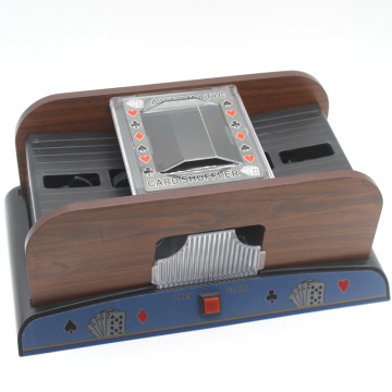 Wooden/Plastic Card Shuffler Casino Robot 1-2 Decks Shuffling Machine Playing Cards Poker Shuffler Auto Machine Device