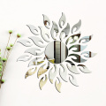 3D Mirror Sun Art Removable Wall Sticker Acrylic DIY Mural Decal Home Room Wall Decoration for Living Room Mirrored Sticker
