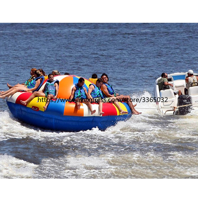 Inflatable Flying Disco Boat/Inflatable Water Towable Tube Disco Boat