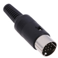 New DIN plug 13 PIN Male Inline Audio Adapter Connector DIN-13P Plug Audio AV Connector For Keyboard audio computers