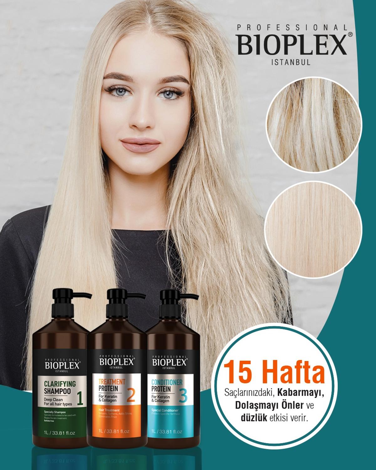 Bioplex Treatment Protein 1L / 33.81 fl.oz- 100 gr Hair Protein Free - FREE SHIPPING