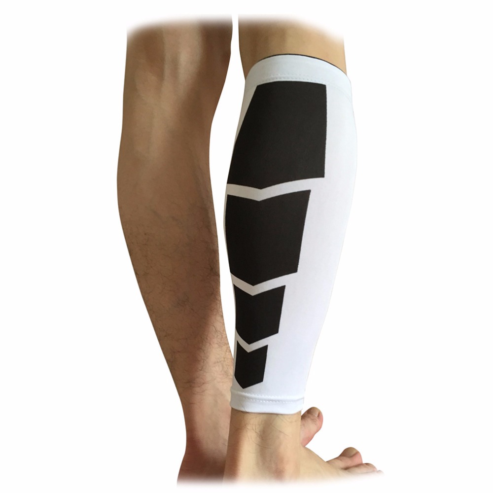 Men Women Base Layer Compression Leg Sleeve Shin Guard Cycling Legs Warmers Running Football Basketball Sports Calf Support 1PC