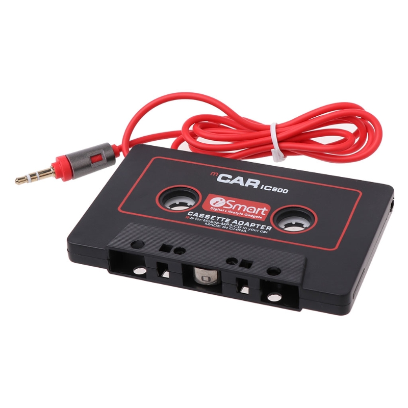 New Hot 1 Pc 3.5mm Auto Car AUX Audio Tape Cassette Adapter Converter For Car CD Player MP3 High Quality