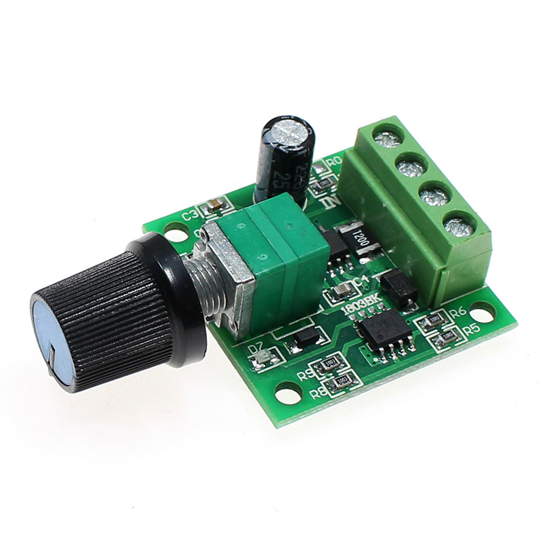 DC 1.8-12V Miniature PWM speed controller DC motor 0~100% adjustable drive module input 2A PWM DC motor speed regulator