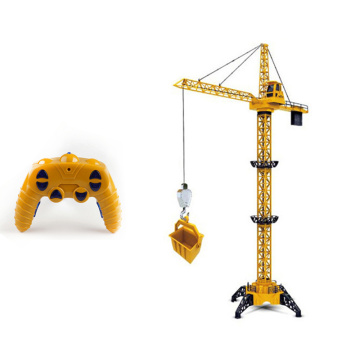 2019 Tower Crane Construction Toy Remote Control Tower Crane Toy Diecast Tower Slewing Crane Truck Model for Kids Children