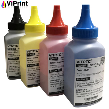 4PCS TK-5220 TK-5230 TK-5232 Color Toner Powder For Kyocera ECOSYS P5021cdn P5021cdw M5521cdn M5521cdw 5021 5026 M5521 M5526