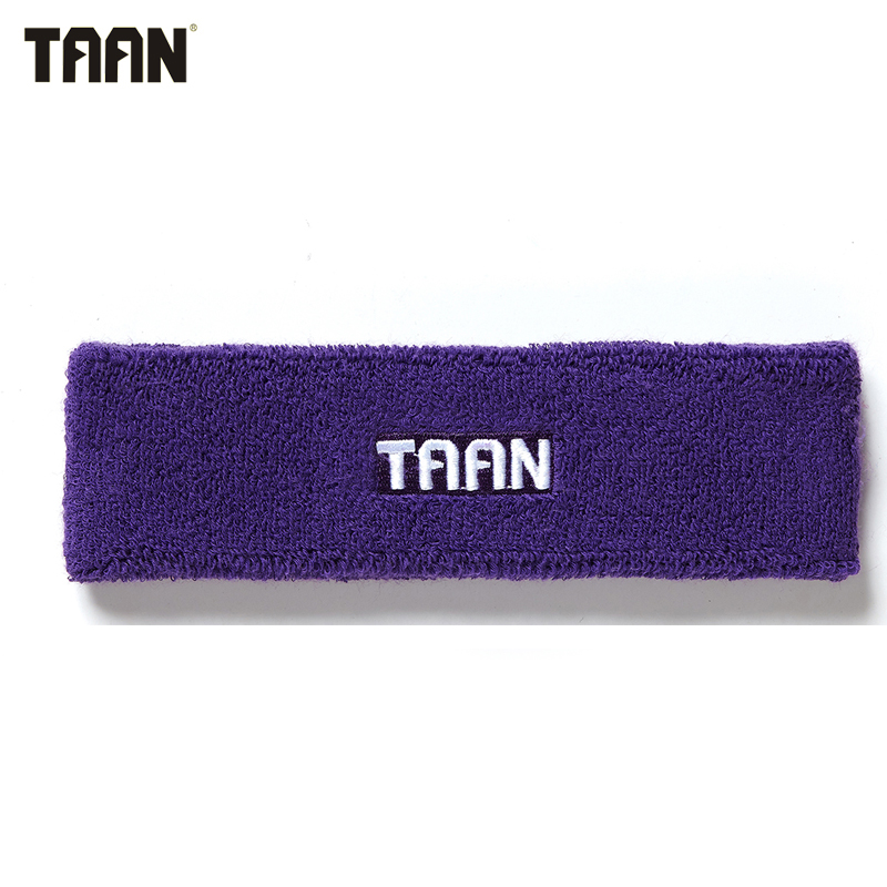 TAAN Cotton Women/Men Tennis Sweat Headband Yoga Hair Bands Sweatband Sports Safety Gym Stretch Headband TD-1308