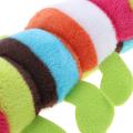 Plush Stuffed Pet Dog Toys Sound Cute Longworm Chew Squeak Toys for Dogs Teeth Cleaning Cats Dog Products Chewing Toy Dropship