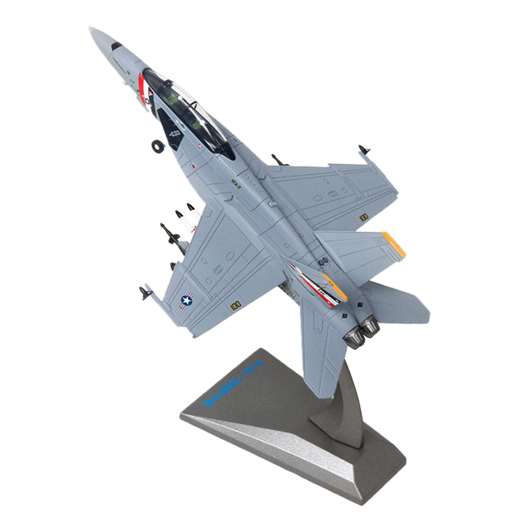 1:100 F18 Hornet Military Diecast Fighter Aircraft Model Toy Collection Gift