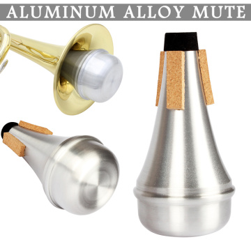 Hot Selling Trumpet Mute Aluminum Alloy Musical Instrument Accessories for Beginner Practice