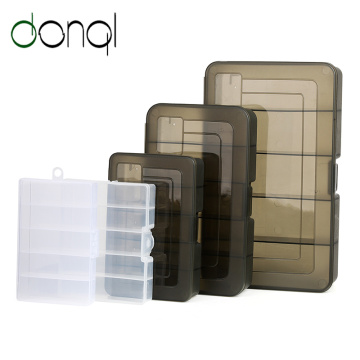 DONQL Fishing Tackle Transparent Fishing Tackle Box 5 Layer Compartment Used For Fishing Lure Connector Accessories Storage