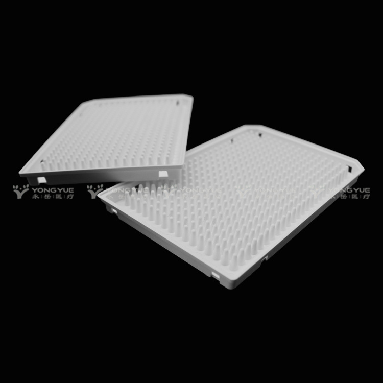 40ul 384 Well Pcr Plate Full Skirt White Frame White Tube