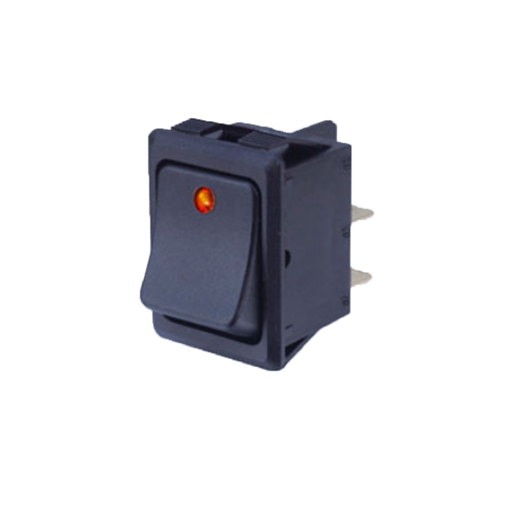 Boat Marine Non-Illuminated Mom//Off//Mom White Rocker Switch SPST 3 Terminals 16A