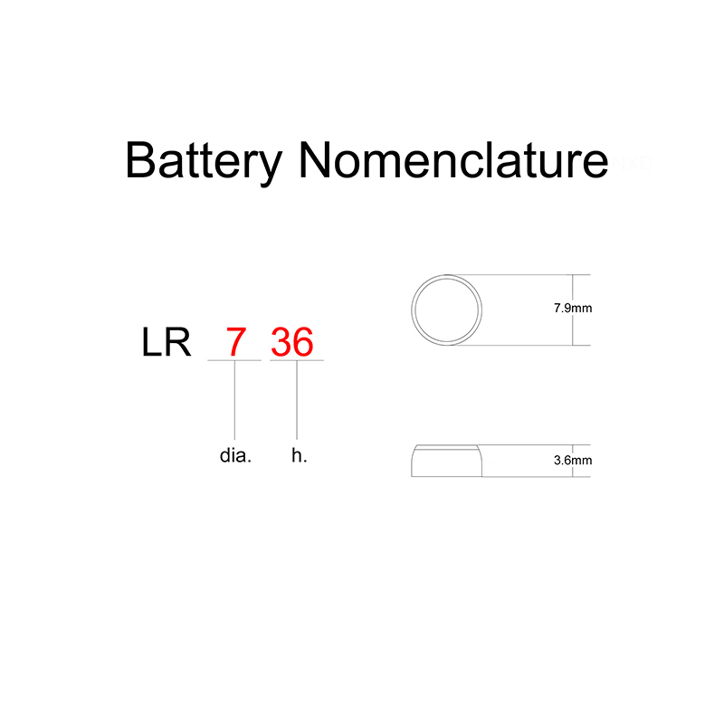 Alkaline Batteries Watch Cell Button Battery LR41 1.4V AG3 LR736 LR41H SR41 SG3 192 384 392 392A 736 CX41 G3A LR41W SR736 1135SO
