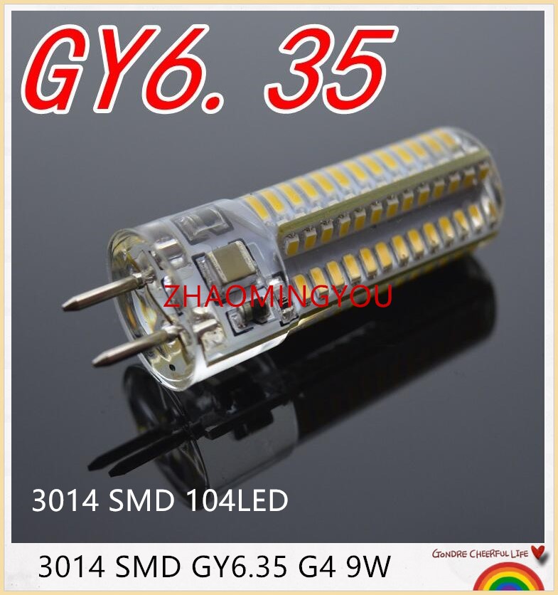 GY6.35 LED Lamps 110V 220V 12V 9W 12W Corn Light Bulb Droplight Chandelier 3014SMD G6.35 Led Bombillas White/Warm white Lamp