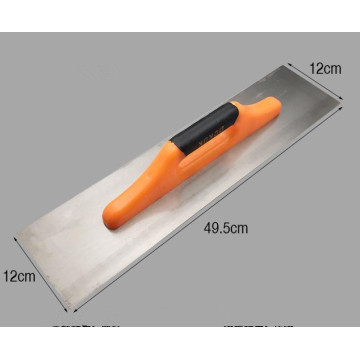 1pc 49.5x12cm Professional plastering trowel plastering skimming Carbon steel trowel Tiling Construction tool