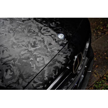 3D Ghost Black Carbon Fibre Car Wrap Films