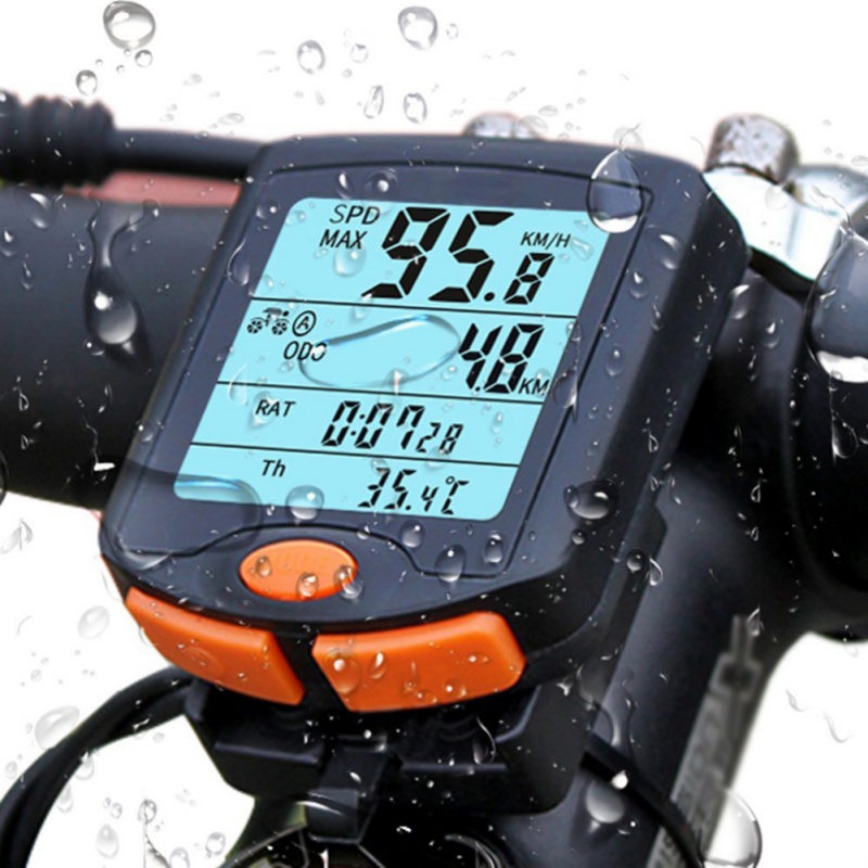 Bicycle Accessories Trainers Electronic Speedometer Four Screen Display With Luminous Road For Mountain Bike Cycling