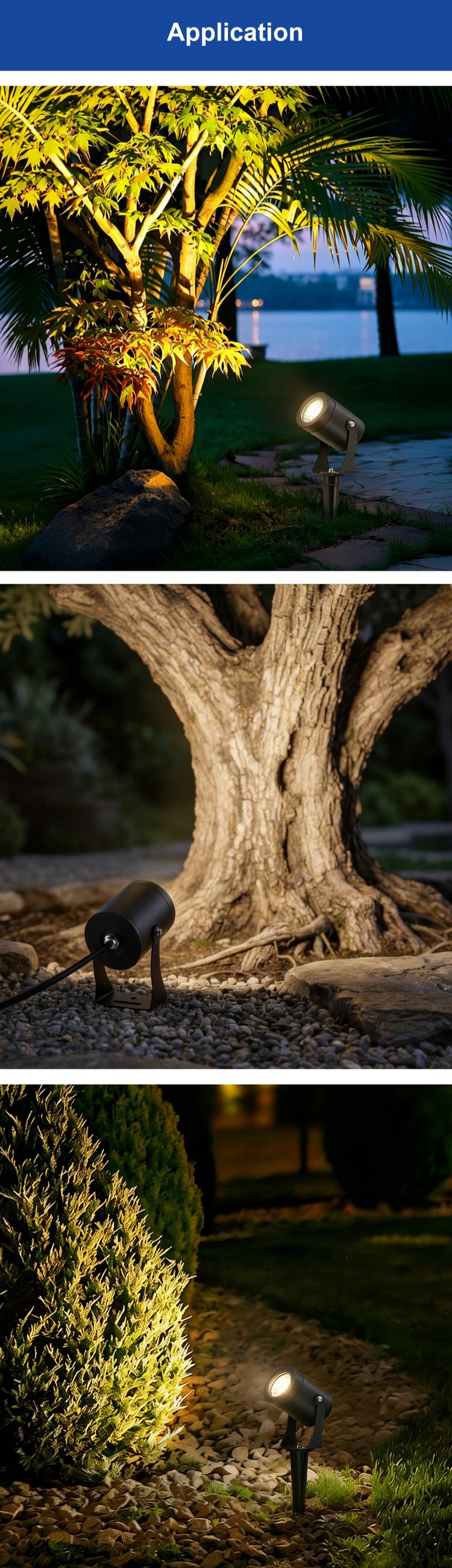 garden landscape led spike light